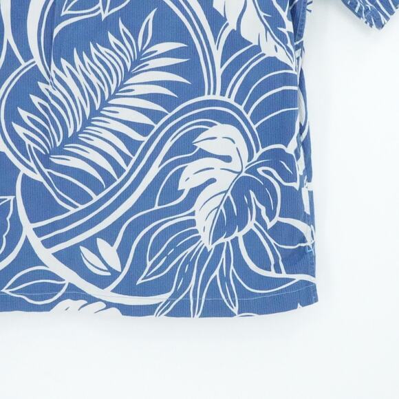 Tommy Bahama Shirt Mens Medium Hawaiian Floral Button Up Casual Beach Resort - Picture 11 of 16